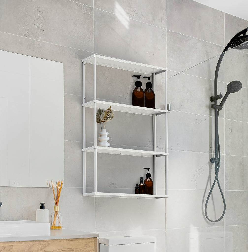 Wall-mounted Steel Shelving Unit