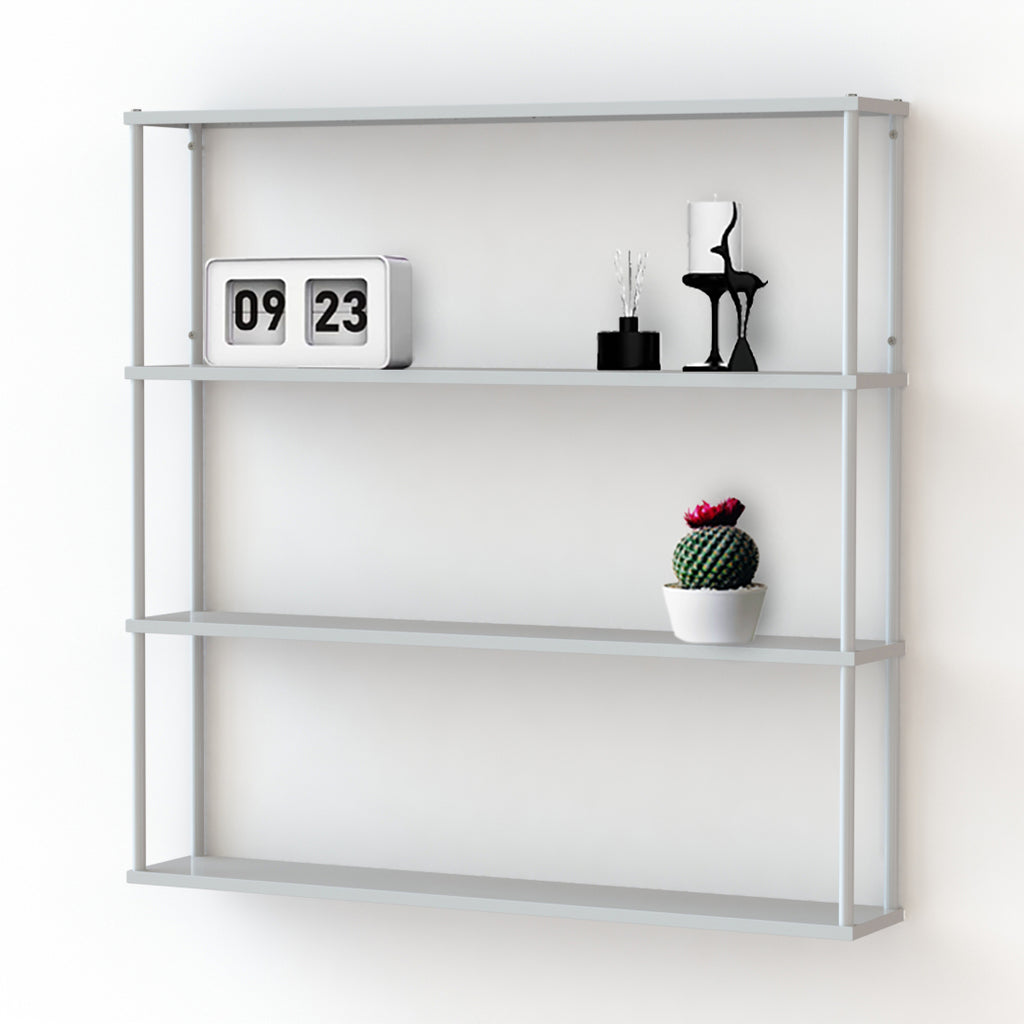 Wall-mounted Steel Shelving Unit