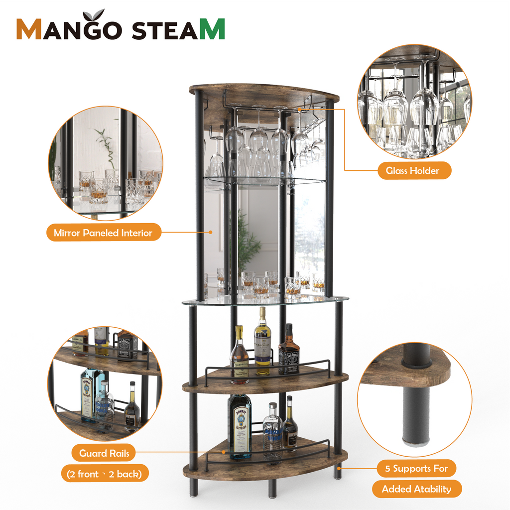 Mango Steam Modern Home Corner Tower Bar