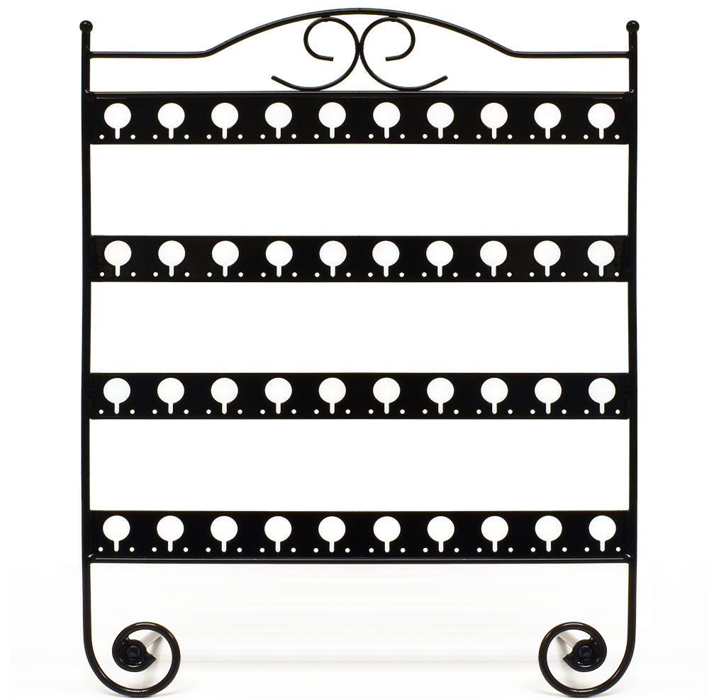 Mango Steam Wall-Mounted Jewelry & Earring Organizer, Black