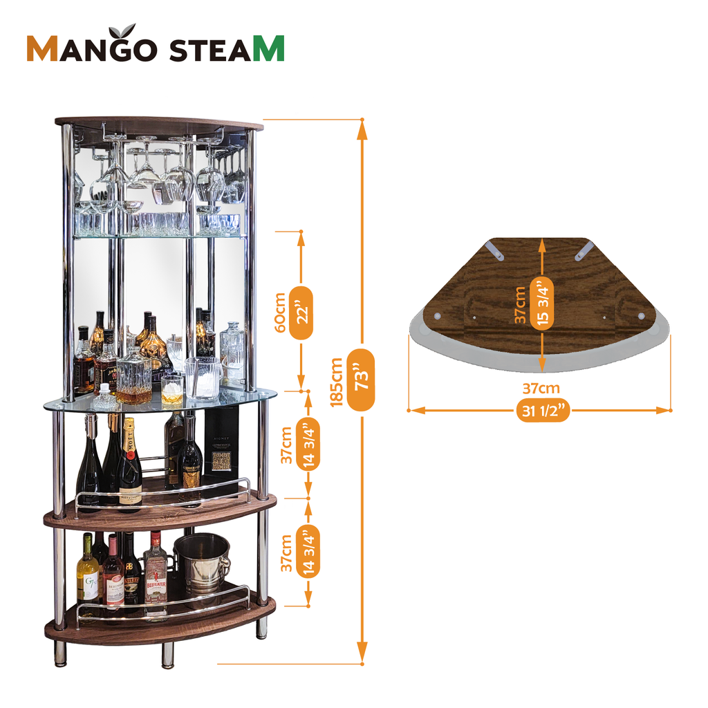 Mango Steam Modern Home Corner Tower Bar