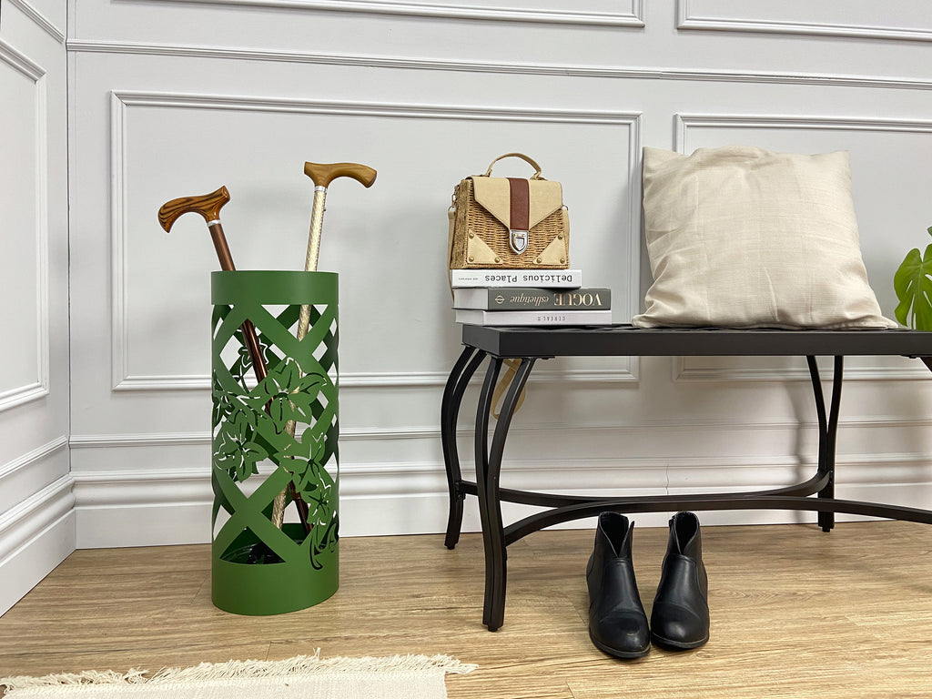 Mango Steam Round Ivy Umbrella Stand 22"