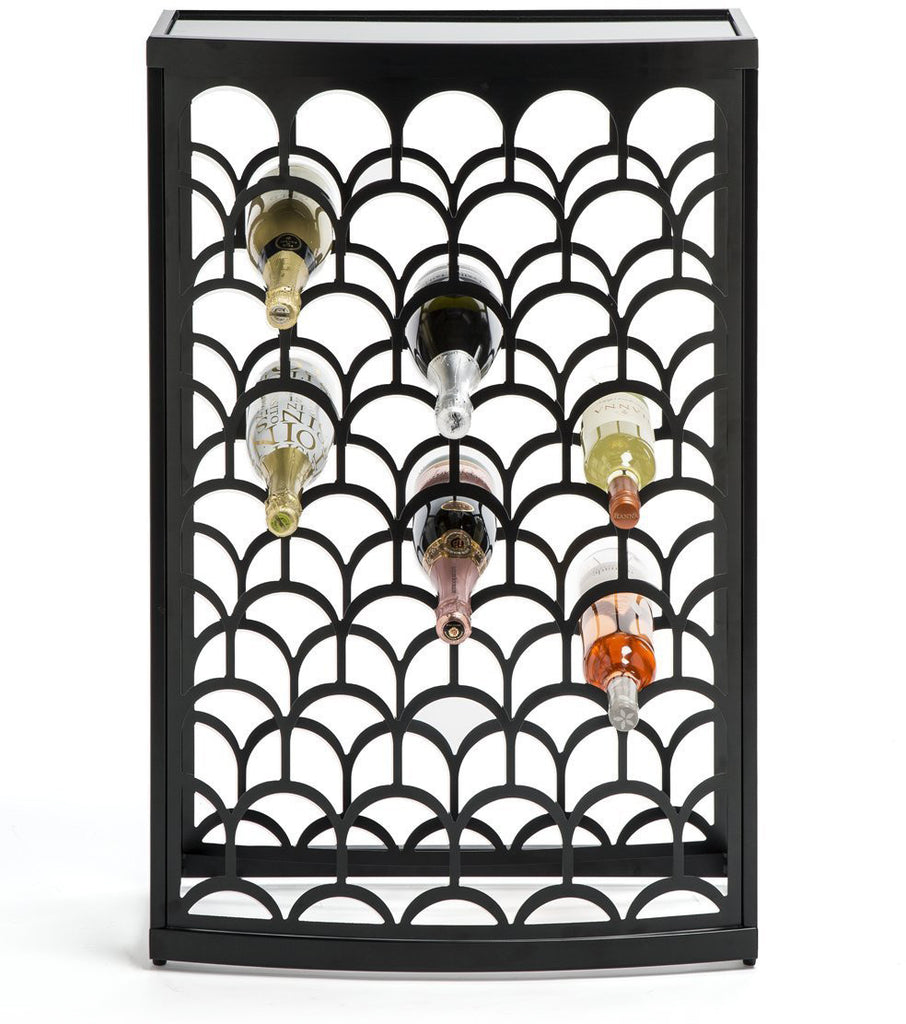 36 Bottle Art Deco Wine Rack.