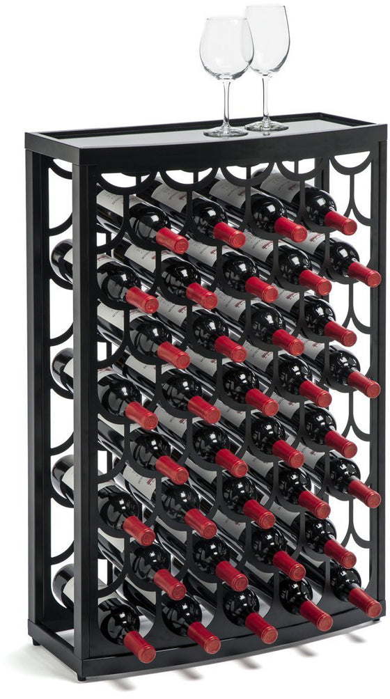 36 Bottle Art Deco Wine Rack.