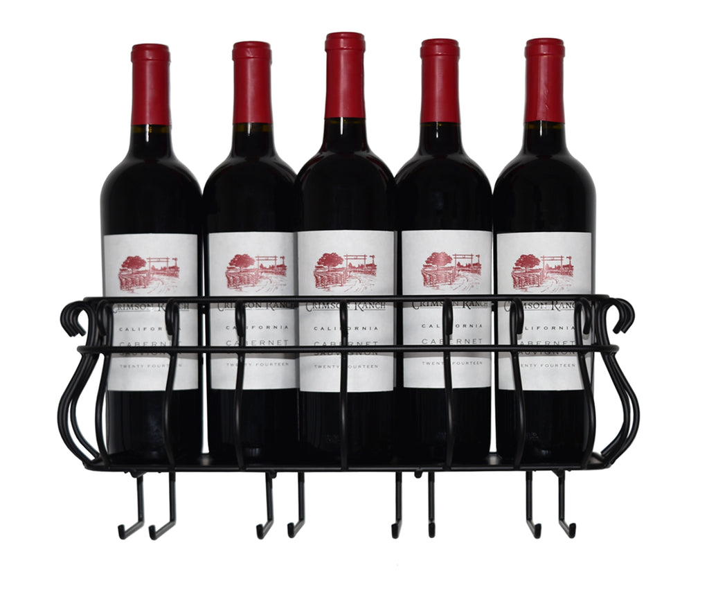 Mango Steam Balcony Wall Mounted Wine Rack