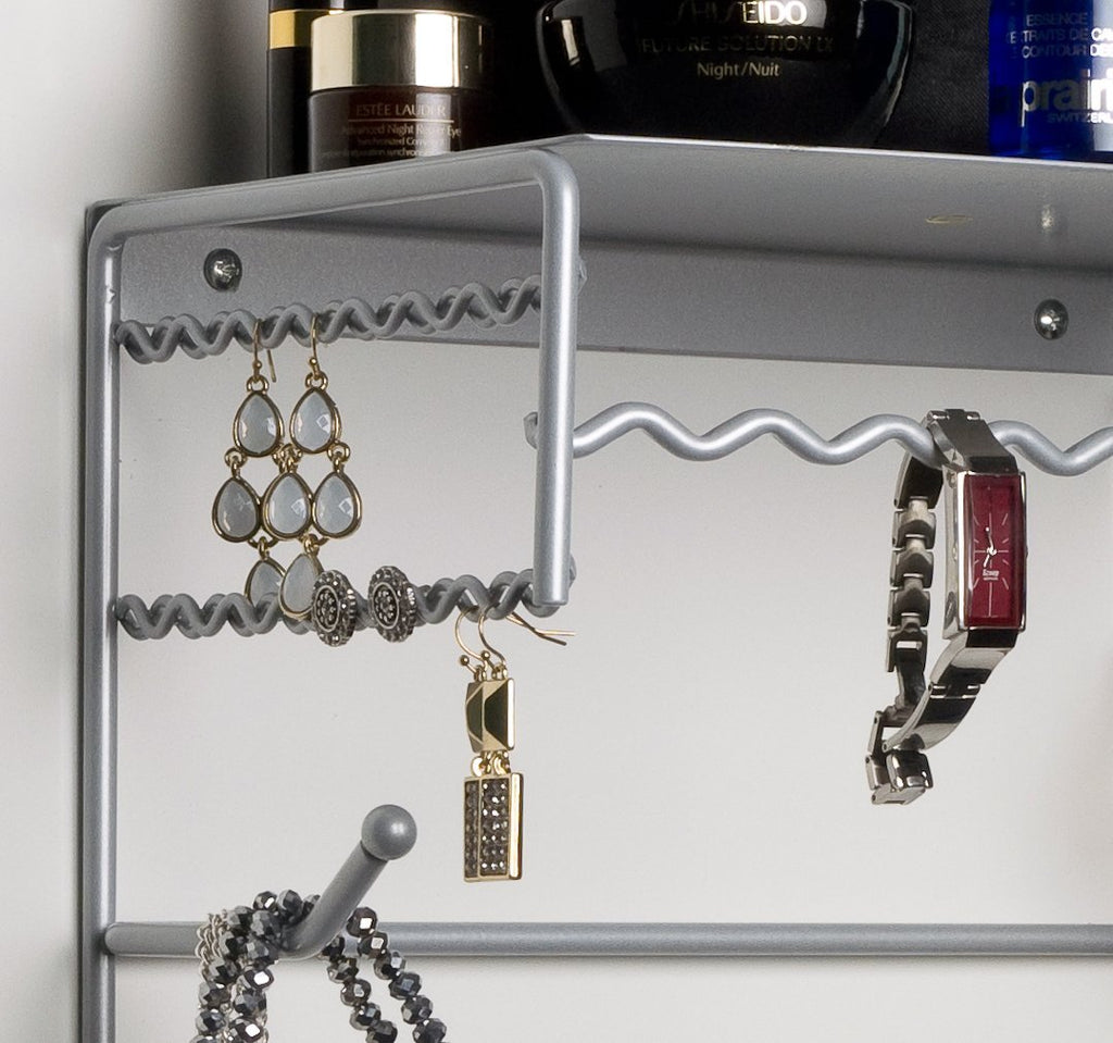 Wall Mounted Jewelry Organizer Shelf.