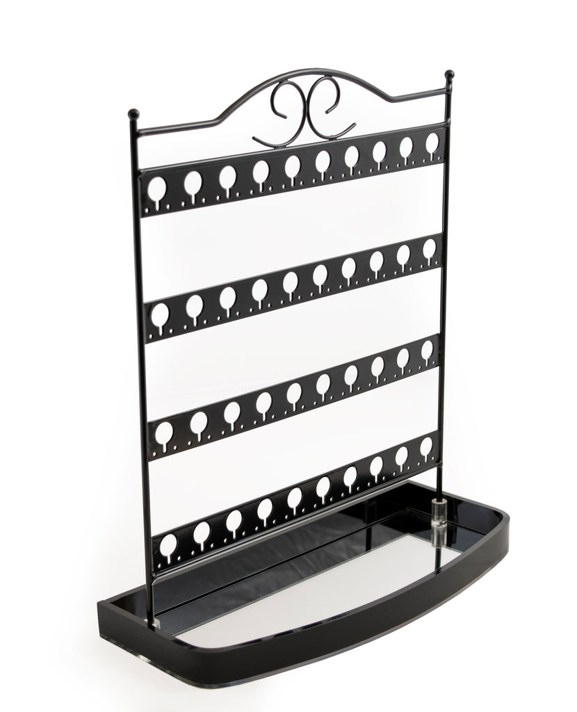 Earring Display Stand with Mirror Base