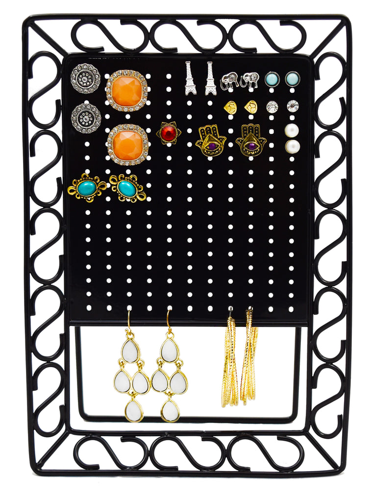 Mini Metal Earring Jewelry Organizer.