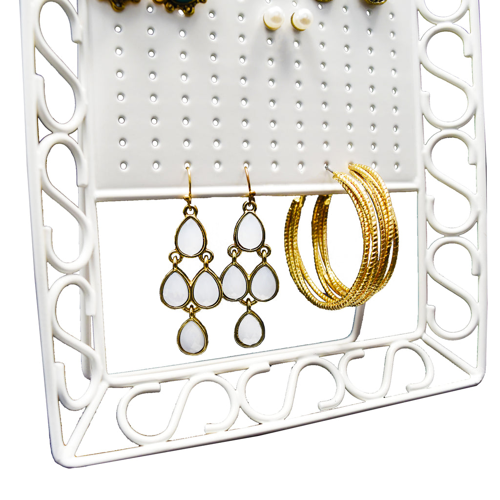 Mini Metal Earring Jewelry Organizer.