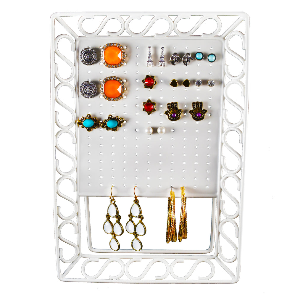 Mini Metal Earring Jewelry Organizer.