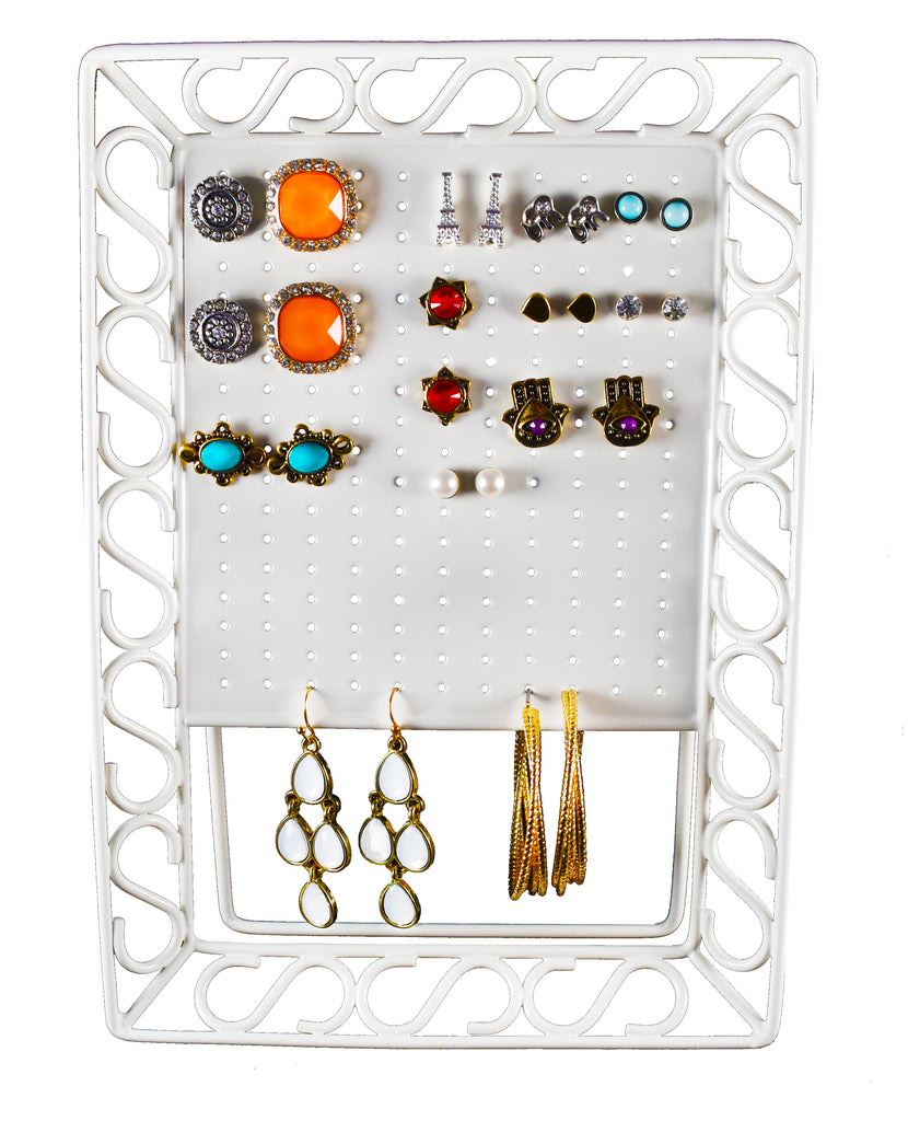 Mini Metal Earring Jewelry Organizer.