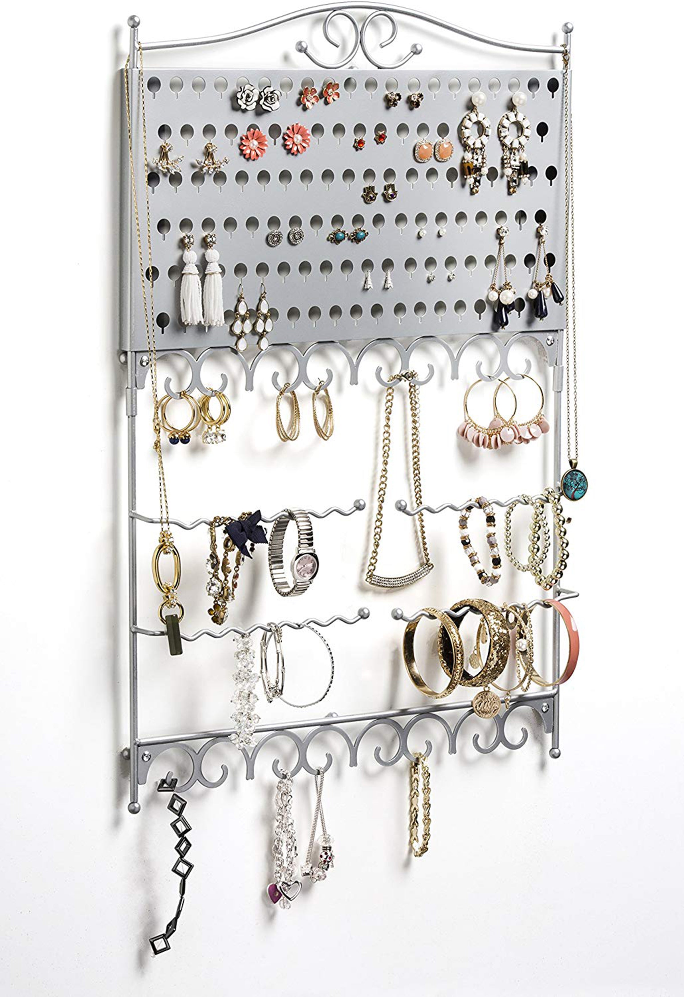 Jewelry Organizer Earrings Organizer Rack Necklace Holder 