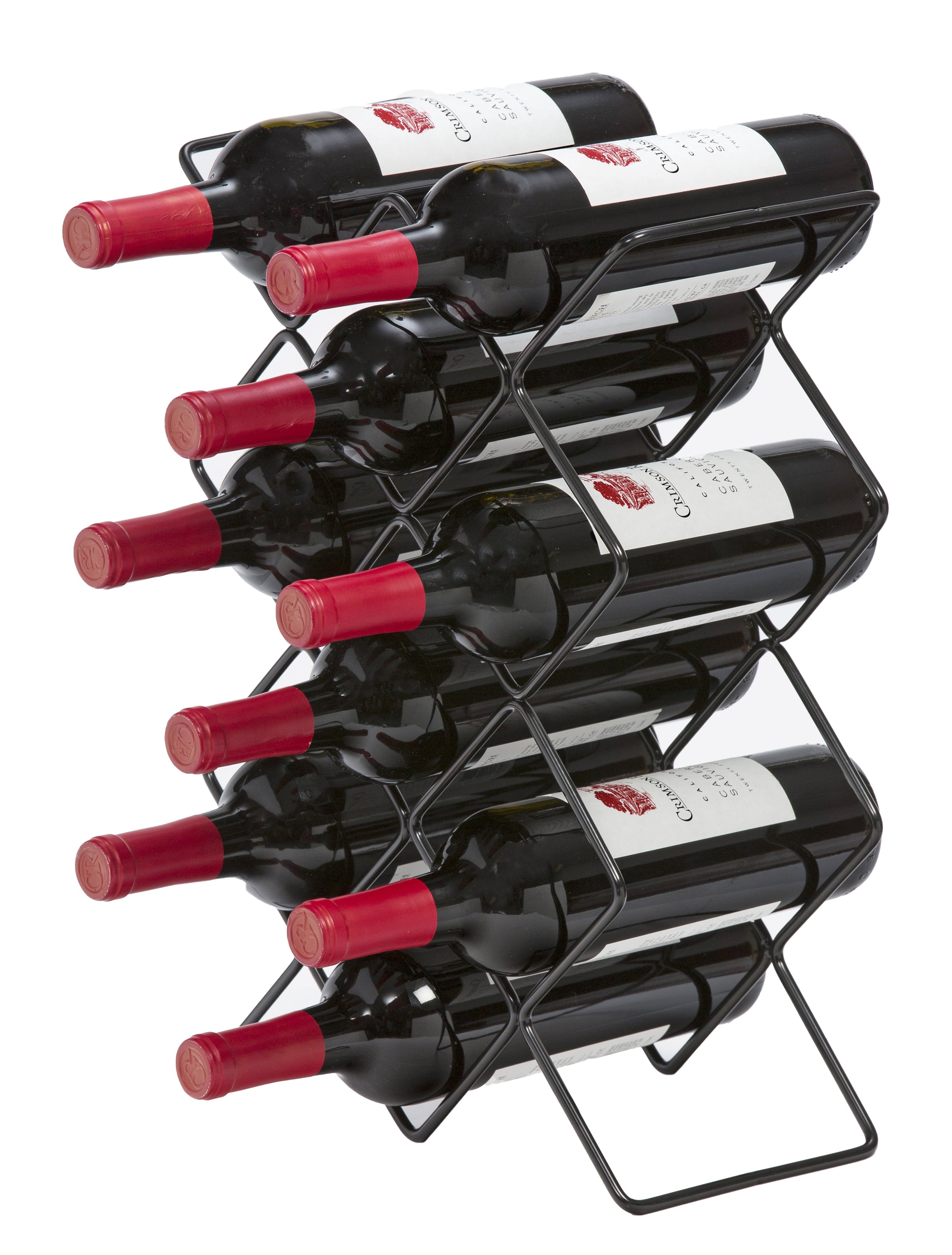 Vino Mode Wine Display Rack - 10 Bottle Vertical