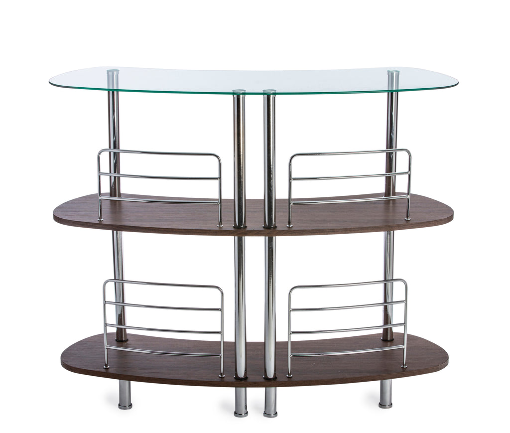 Mango Steam Catalina Home Bar Table, Wood or Glass