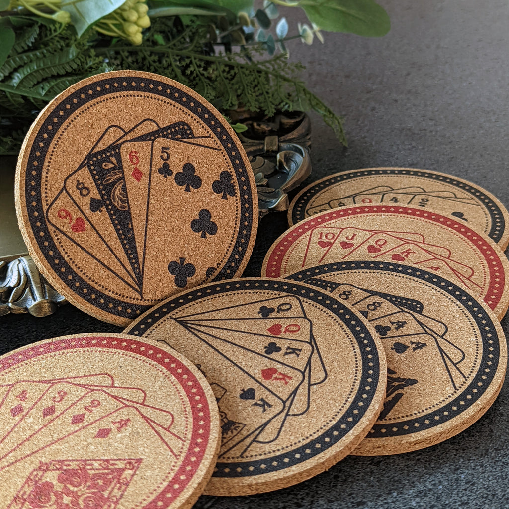 Mango Steam Set of Six Coasters & Coaster Holder