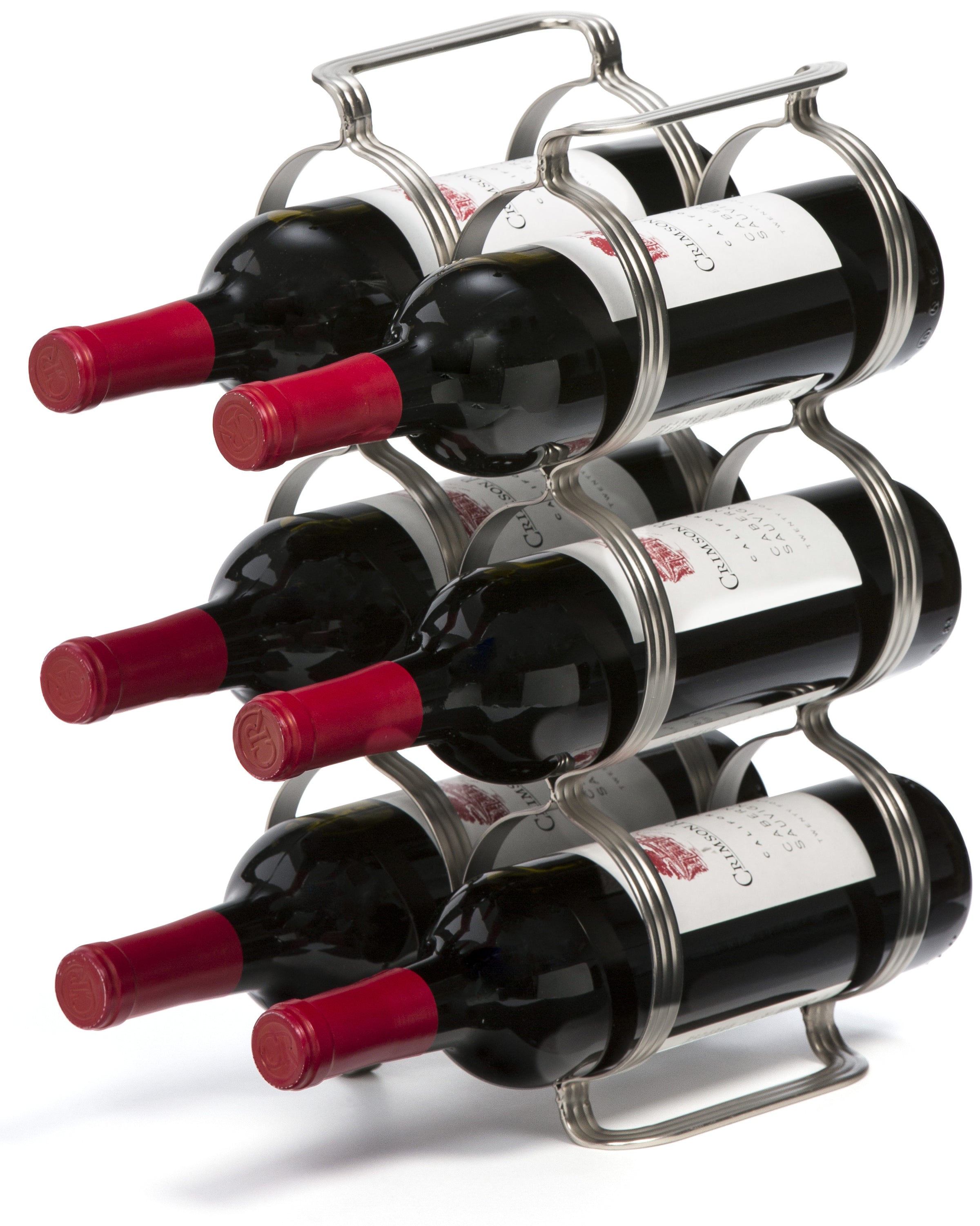 逆輸入 ヴィンテージスタイル錬鉄Scrollwork 14) Tabletop Wine Rack Rack Holds 6?Bottles (No.  529 5-Bottle