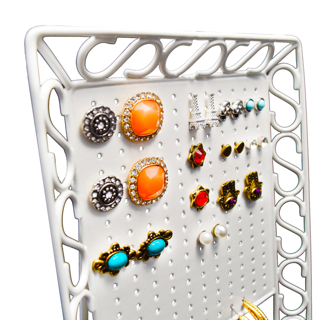 Mini Metal Earring Jewelry Organizer.