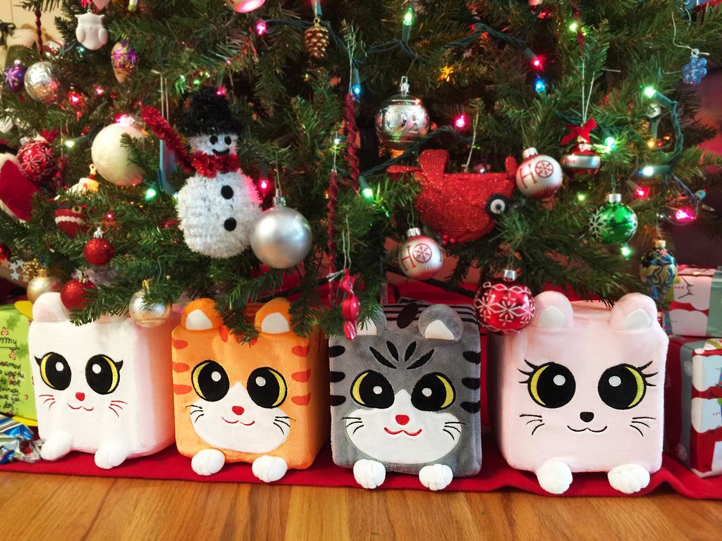 Cute Cube Cats Plushie.