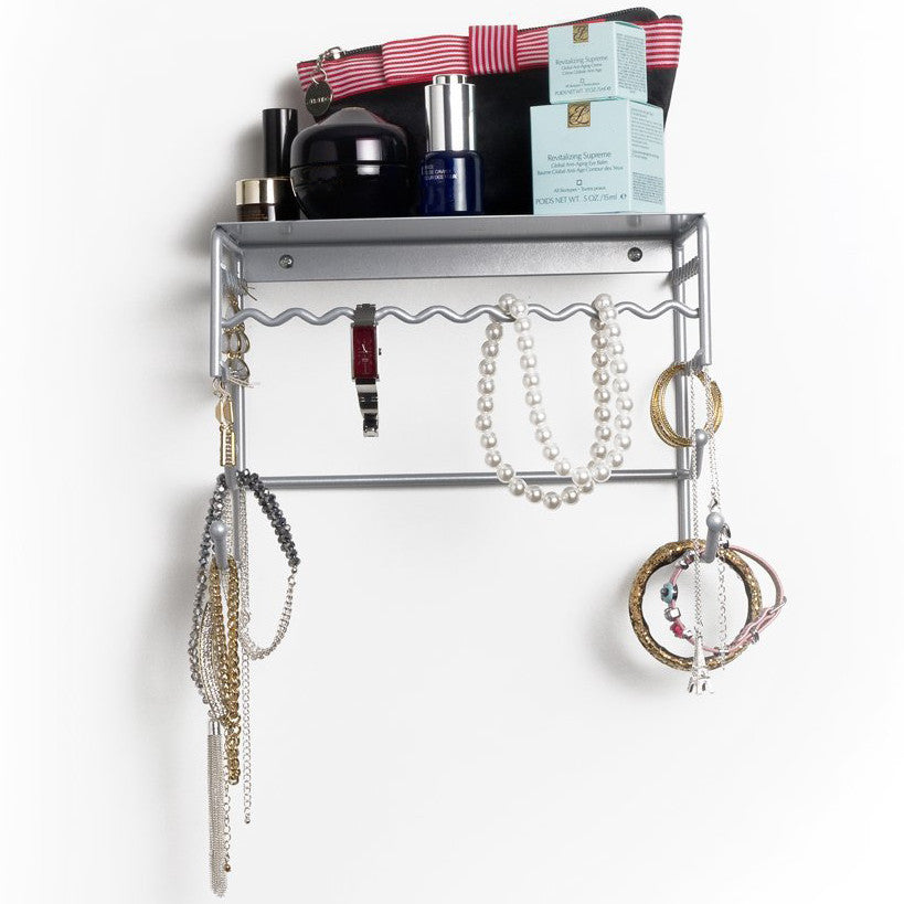 Wall Mounted Jewelry Organizer Shelf.